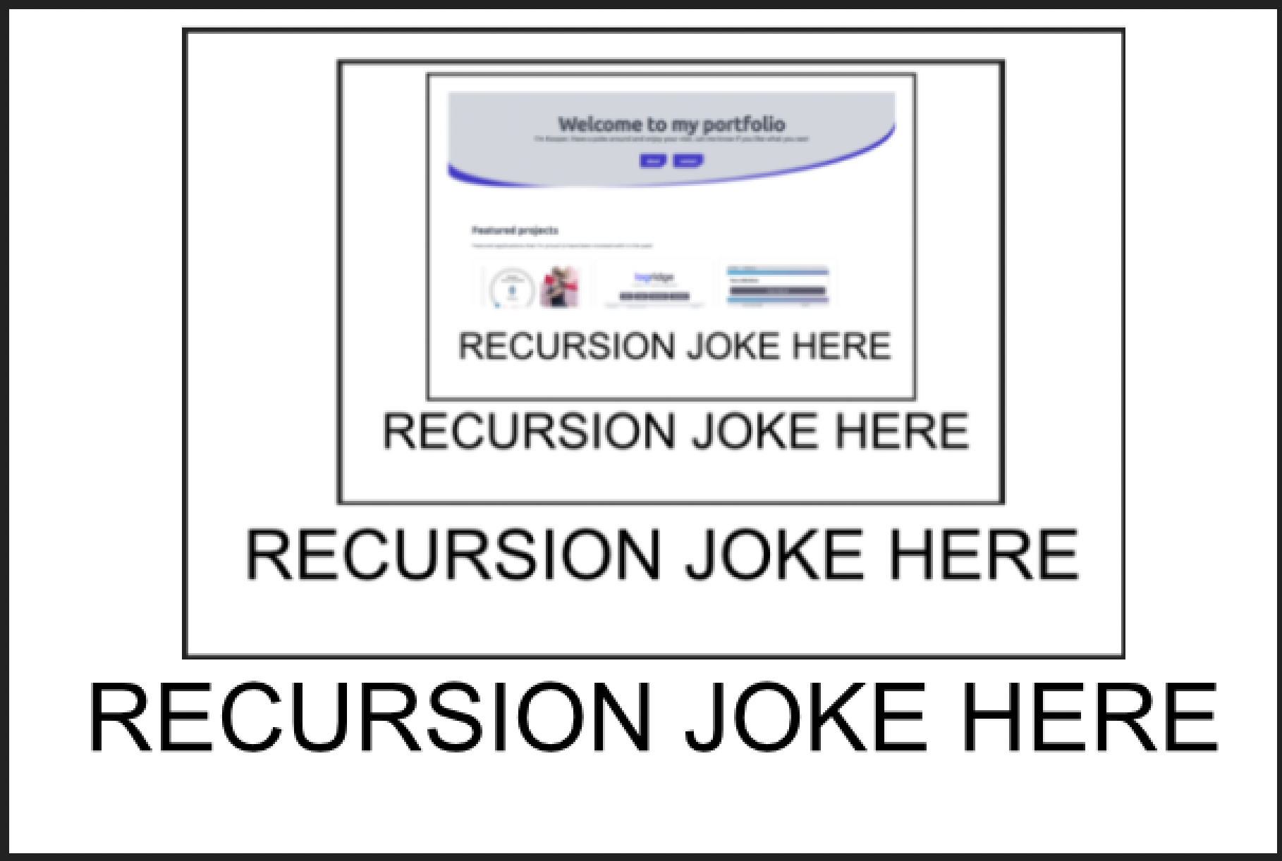 Screenshot of project