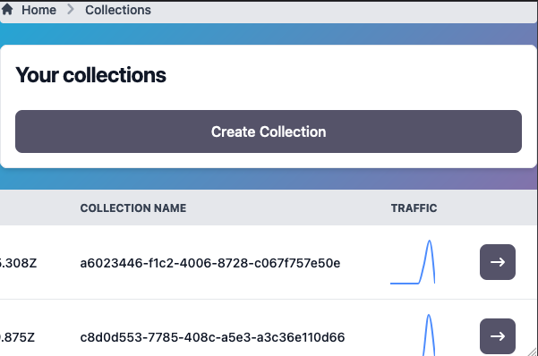 Screenshot of project
